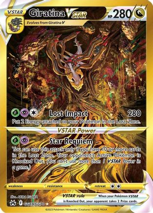 Giratina VSTAR (Secret) - GG69/70 - Secret Rare - Holofoil