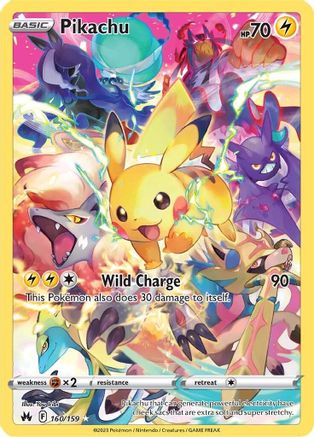 Pikachu (Secret) - 160/159 - Secret Rare - Holofoil