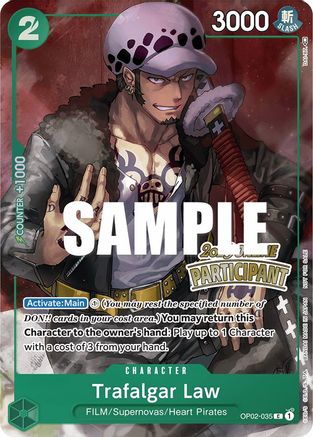 Trafalgar Law (Régional en ligne 2023) [Participant] (OP02-035) - Promo