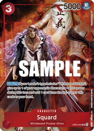 Squard (Box Topper) (OP02-009) - Uncommon