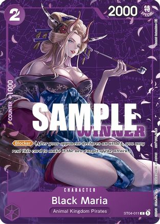 Black Maria (Pack Tournoi Vol. 2) [Gagnant] (ST04-011) - Promo
