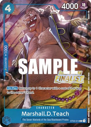 Marshall.D.Teach (Offline Régional 2023) [Finaliste] (ST03-014) - Promo