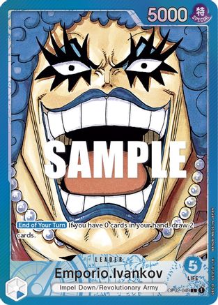Emporio.Ivankov (049) (Alternate Art) (OP02-049) - Leader