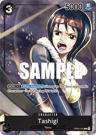 Tashigi (Box Topper) (OP02-105) - Common