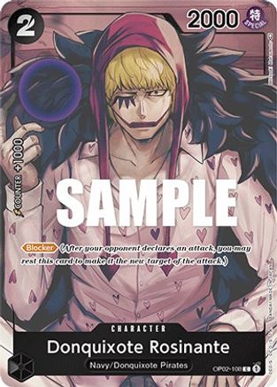 Donquixote Rosinante (Box Topper) (OP02-108) - Common
