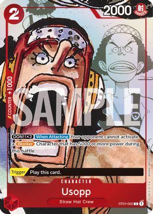 Usopp - ST01-002 (Illustration alternative) (ST01-002) - Promo