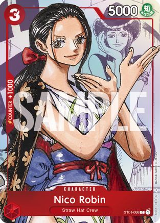 Nico Robin - ST01-008 (Illustration alternative) (ST01-008) - Promo