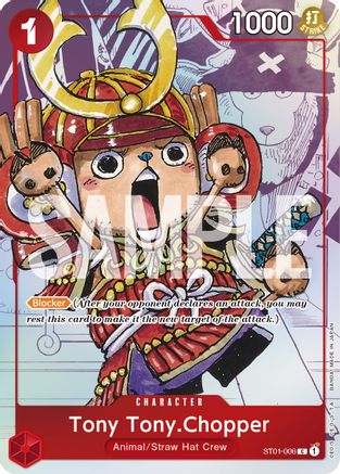 Tony Tony.Chopper - ST01-006 (Illustration alternative) (ST01-006) - Promo