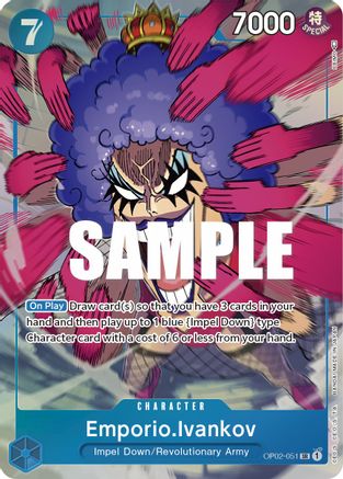 Emporio.Ivankov (051) (Alternate Art) (OP02-051) - Super Rare