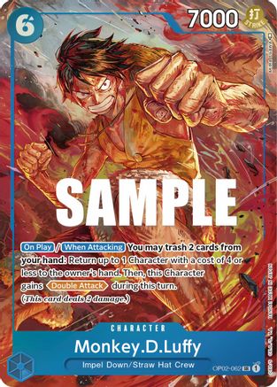 Monkey.D.Luffy (062) (Alternate Art) (OP02-062) - Super Rare