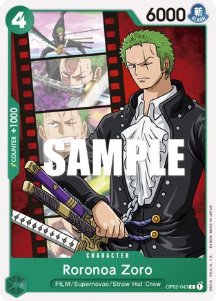 Roronoa Zoro (OP02-043) - Common