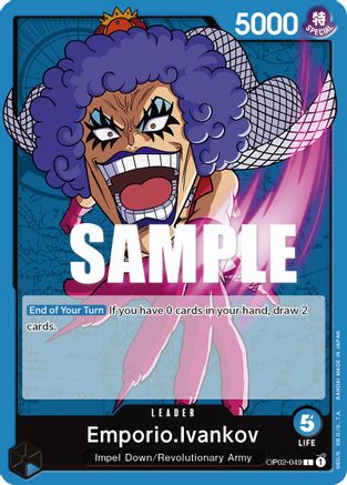 Emporio.Ivankov (049) (OP02-049) - Leader