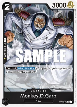 Monkey.D.Garp (115) (OP02-115) - Rare