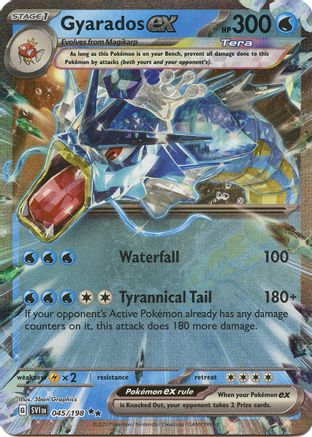 Gyarados ex - 045/198  - Double Rare - Holofoil