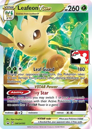 Leafeon VSTAR - SWSH195 - Promo - Holofoil