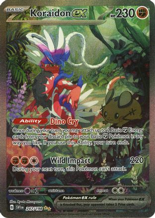 Koraidon ex - 247/198  - Special Illustration Rare - Holofoil