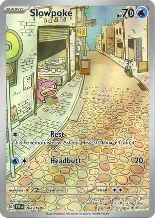 Slowpoke - 204/198  - Illustration Rare - Holofoil