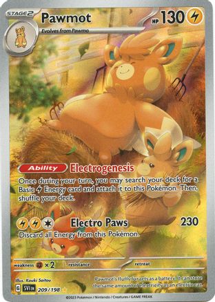 Pawmot - 209/198  - Illustration Rare - Holofoil