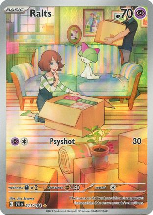 Ralts - 211/198  - Illustration Rare - Holofoil