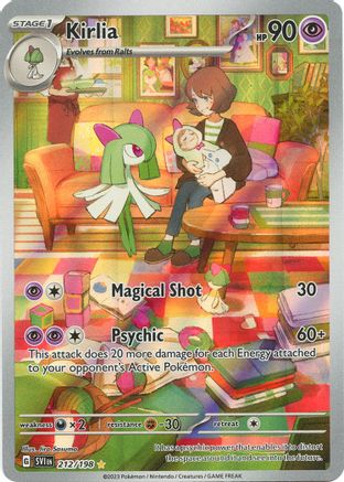 Kirlia - 212/198  - Illustration Rare - Holofoil