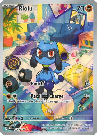 Riolu - 215/198  - Illustration Rare - Holofoil