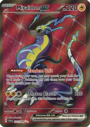 Miraidon ex - 227/198  - Ultra Rare - Holofoil