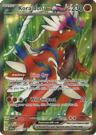 Koraidon ex - 231/198  - Ultra Rare - Holofoil