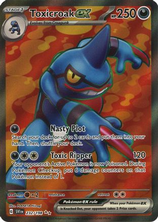 Toxicroak ex - 232/198 - Ultra Rare - Holofoil