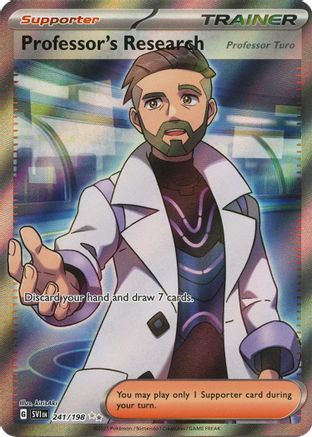 Recherche du Professeur - 241/198 - Ultra Rare - Holofoil