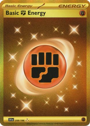 Basic Fighting Energy - 258/198  - Hyper Rare - Holofoil