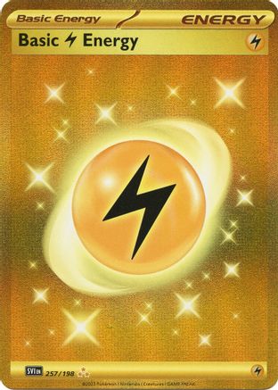 Basic Lightning Energy - 257/198  - Hyper Rare - Holofoil