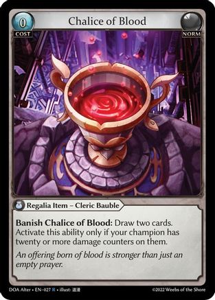Chalice of Blood (027) -  Rare