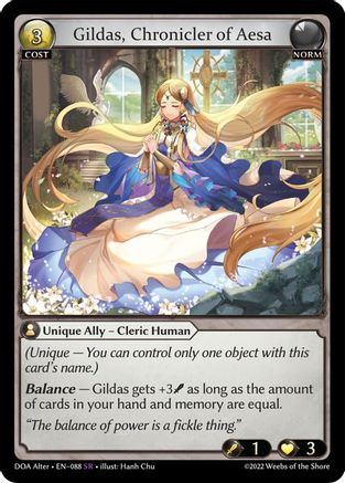 Gildas, Chronicler of Aesa (088) -  Super Rare
