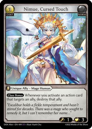 Nimue, Cursed Touch (099) -  Super Rare