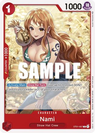 Nami (Pack Tournoi Vol. 3) [Participant] (ST01-007) - Promo