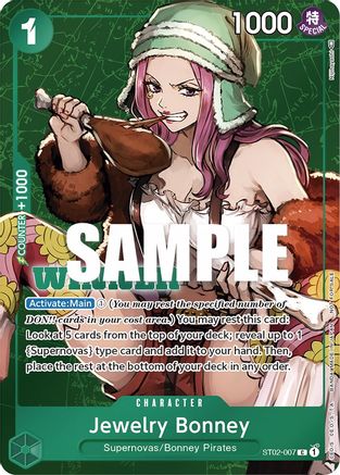 Jewelry Bonney (Tournament Pack Vol. 3) [Winner] (ST02-007) - One Piece Promotion Cards -  Promo