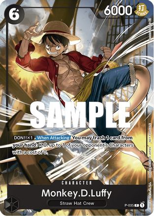 Monkey.D.Luffy (Pirates Party Vol. 3) (P-035) - Promo