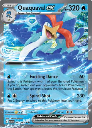 Claquavale ex - 052/193 - Double Rare - Holographique