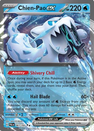 Chien-Pao ex - 061/193 - Double Rare - Holofoil