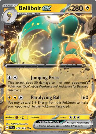 Bellibolt ex - 079/193 - Double Rare - Holofoil