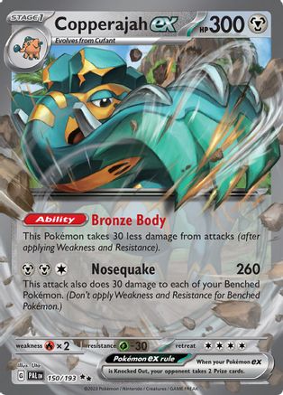 Pachyradjah ex - 150/193 - Double Rare - Holofoil