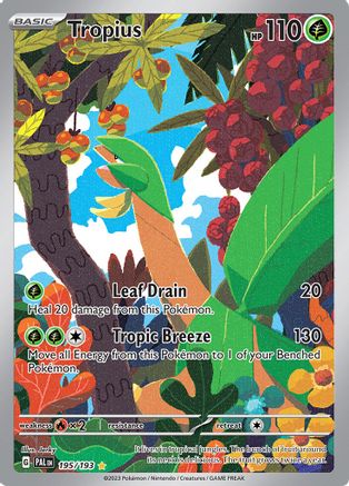 Tropius - 195/193  - Illustration Rare - Holofoil