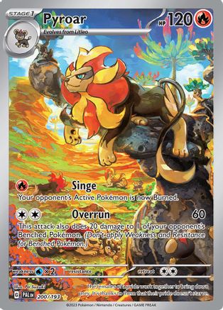Pyroar - 200/193  - Illustration Rare - Holofoil