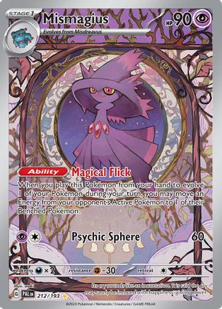 Mismagius - 212/193  - Illustration Rare - Holofoil