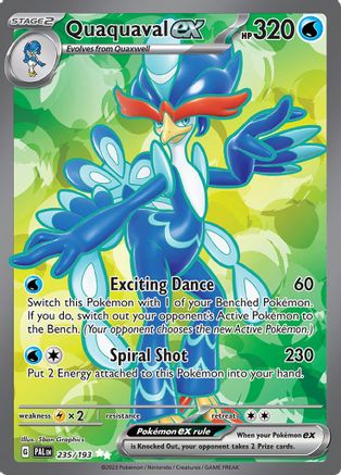 Palmaval ex - 235/193 - Ultra Rare - Holofoil