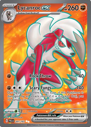 Lycanroc ex - 241/193  - Ultra Rare - Holofoil