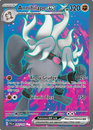 Annihilape ex - 242/193 - Ultra Rare - Holofoil