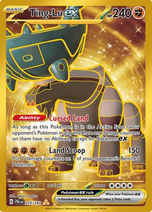 Ting-Lu ex - 275/193 - Hyper Rare - Holofoil