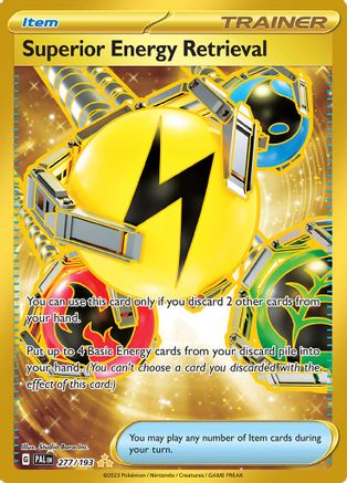 Récupération d'énergie supérieure - 277/193 - Hyper Rare - Holofoil