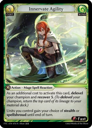 Innervate Agility (076) -  Rare